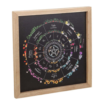 Gothic Gifts Wheel of the Year Framed Wall Art Print