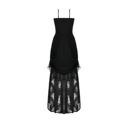 Dark in Love Vampiress Royal Velvet and Lace Maxi Dress
