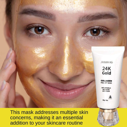 Ammuri Skincare 24K Gold Collagen Face Mask Peel Off
