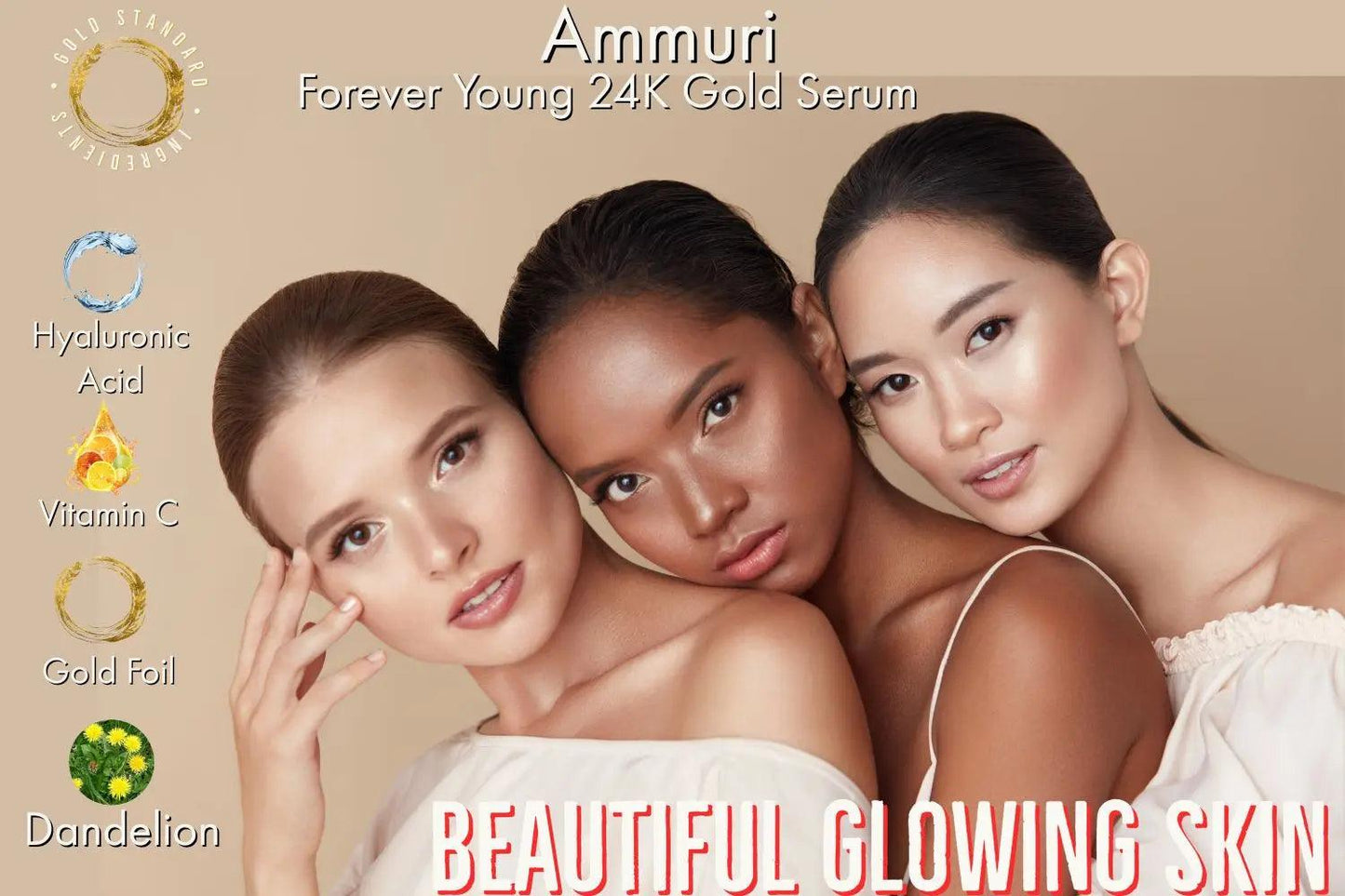 Ammuri 24k Gold Face Serum for Radiant Skin