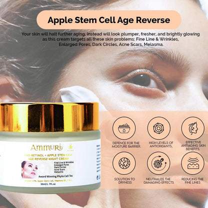 Ammuri Apple Stem Cell Age Reverse Cream for Youthful Skin