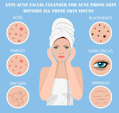 Ammuri Anti Acne Facial Cleanser for Acne Prone Skin