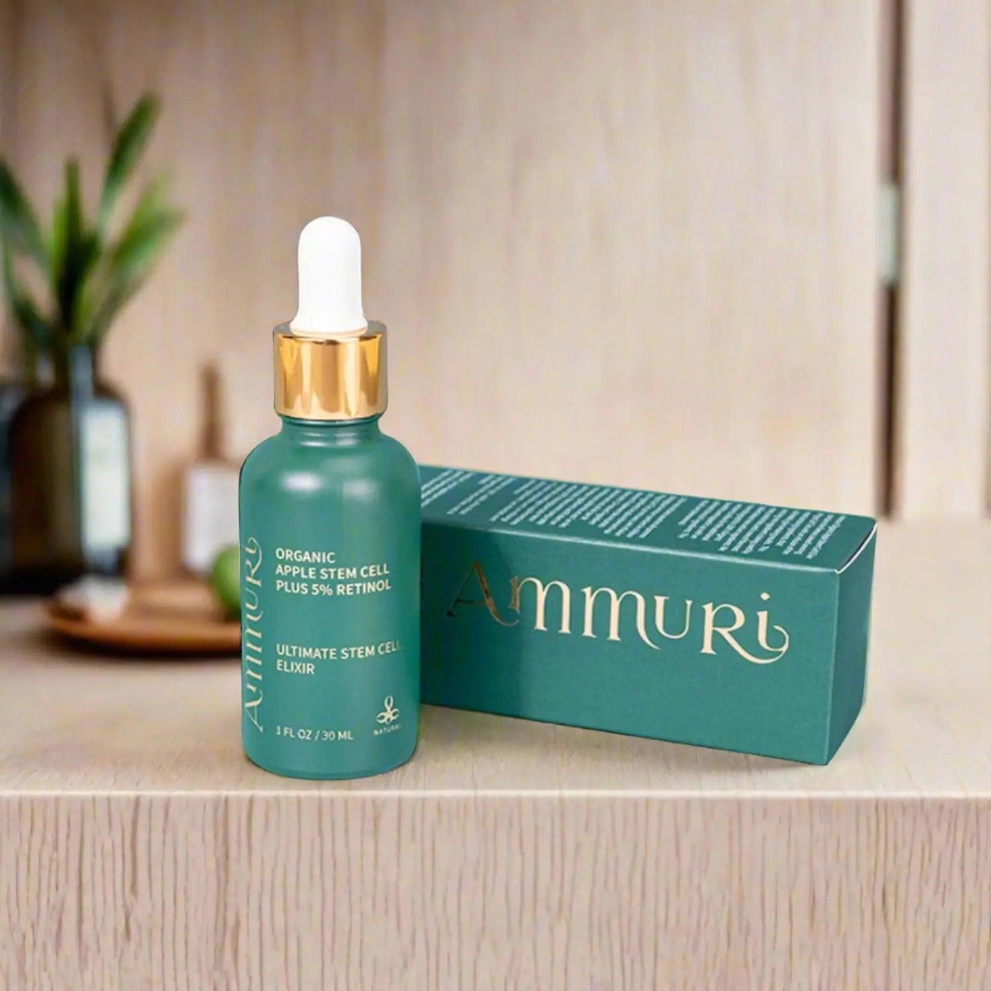 Ammuri Retinol Serum 5% + Apple Stem Cell – Anti-Aging, Acne, Dark Spot Care 30ml