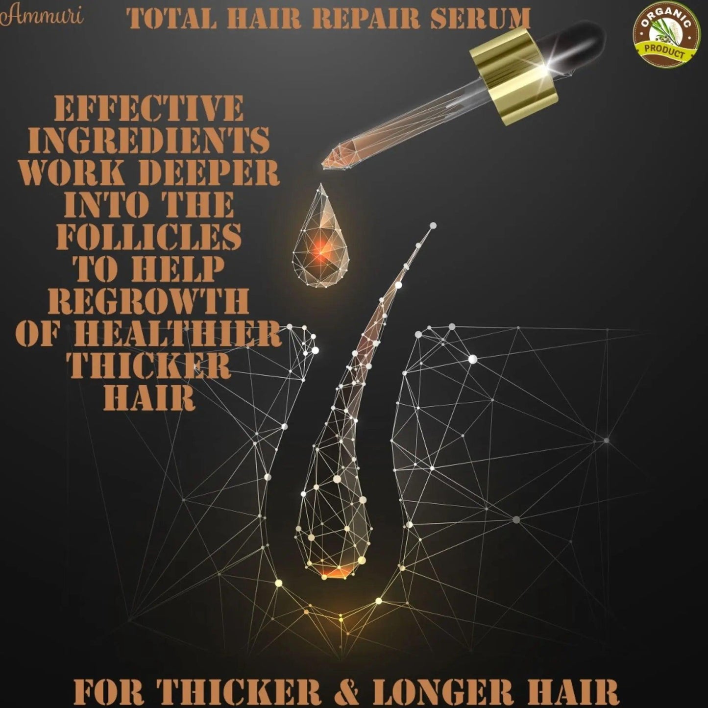 Ammuri Hair Growth Serum with Biotin Argan Oil for Hair