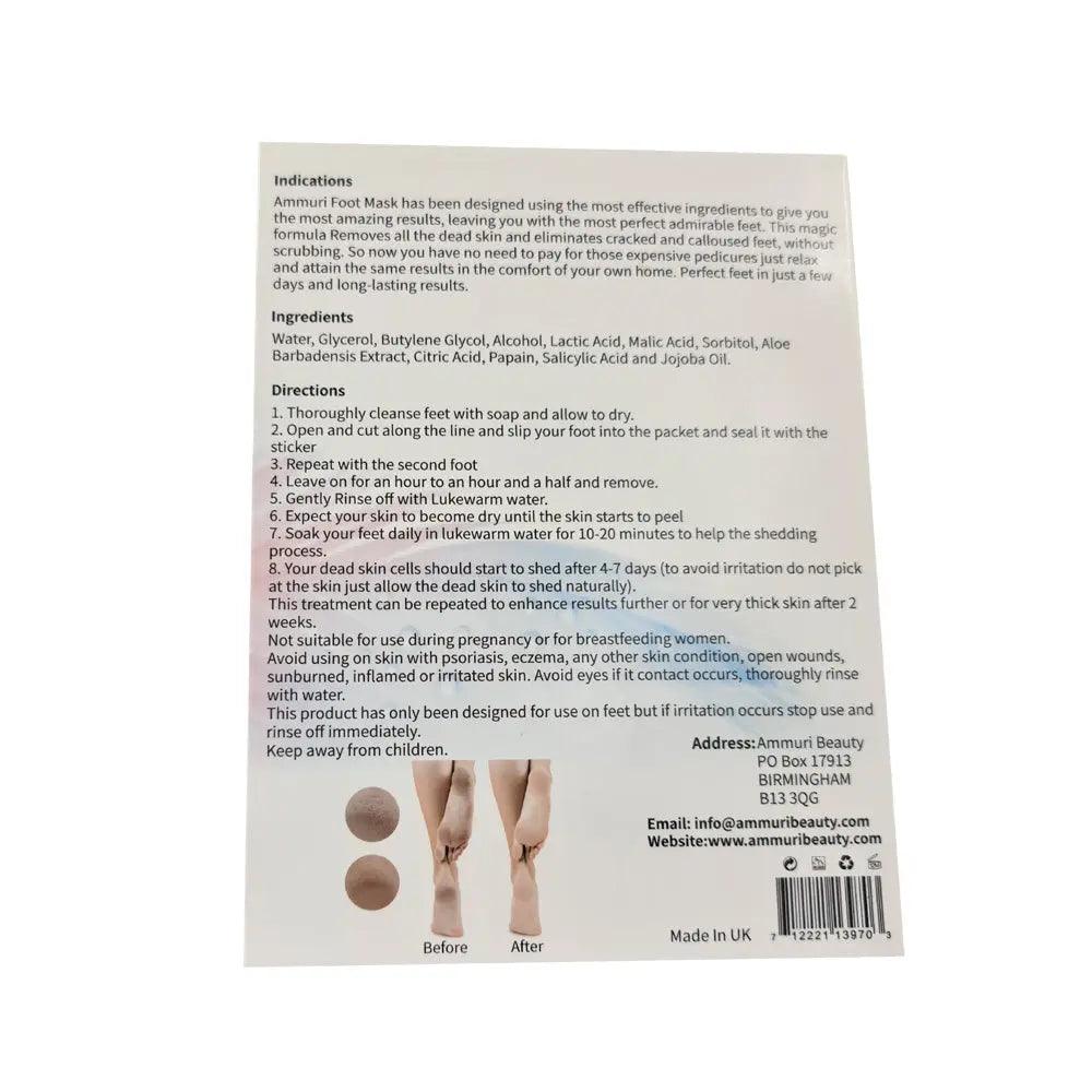 Ammuri Deep Exfoliating Foot Mask for Soft Feet