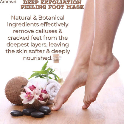 Ammuri Deep Exfoliating Foot Mask for Soft Feet