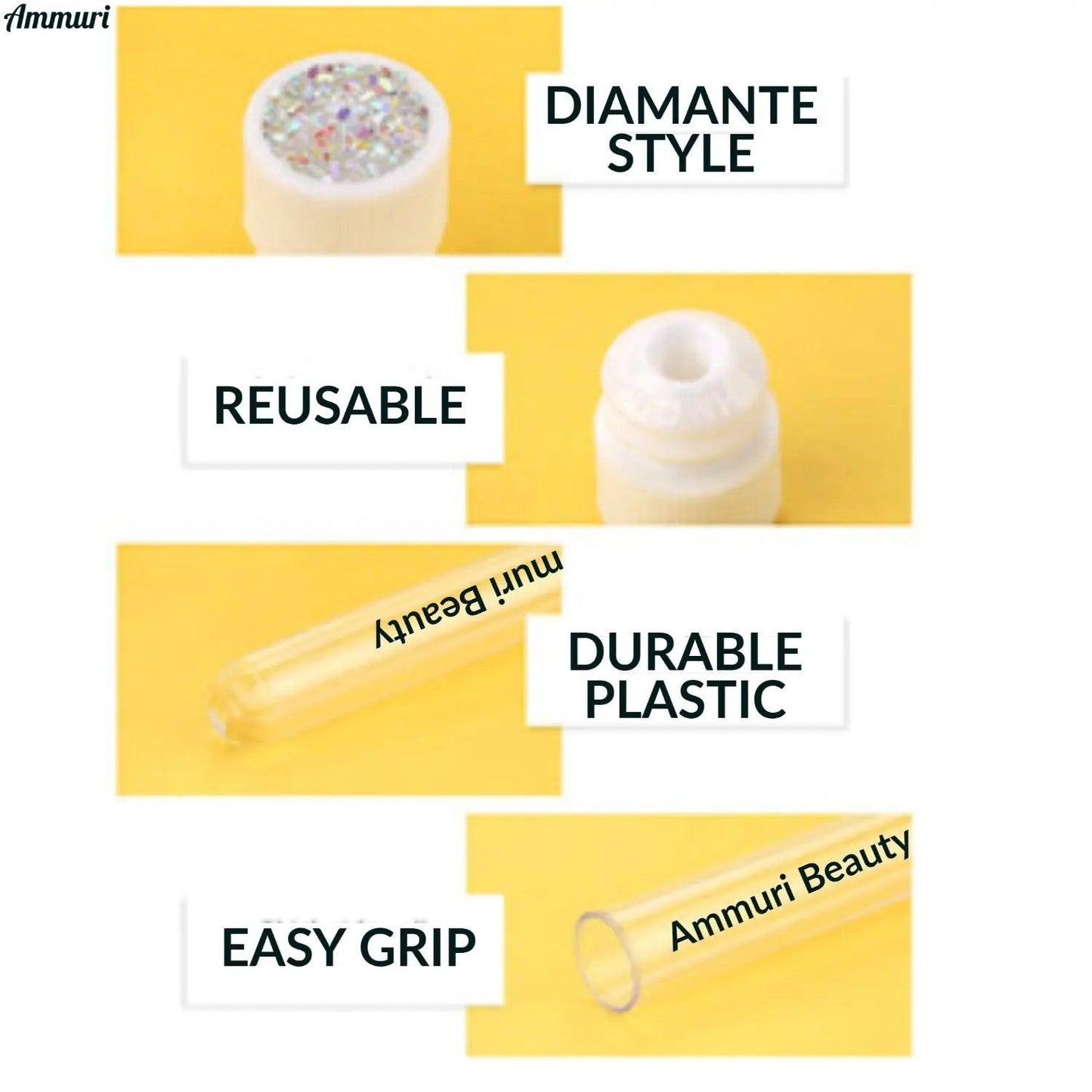 Ammuri Skincare Disposable Mascara Brushes & Brow Wands