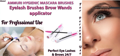 Ammuri Skincare Disposable Mascara Brushes & Brow Wands