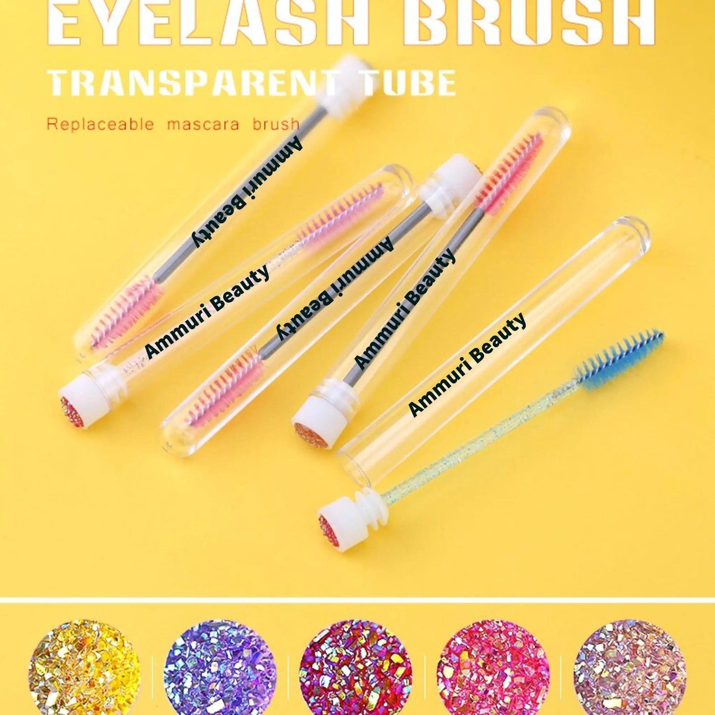 Ammuri Skincare Disposable Mascara Brushes & Brow Wands
