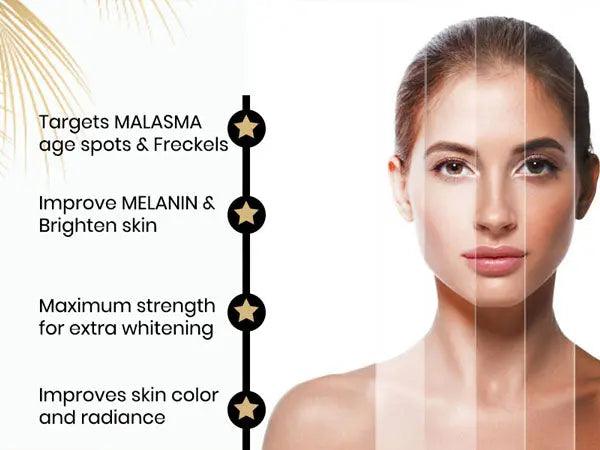 Ammuri Extreme Lightening Serum Premium Whitening Serum 30ml – Kojic Acid + Tranexamic Acid | Dark Spot & Pigmentation Corrector