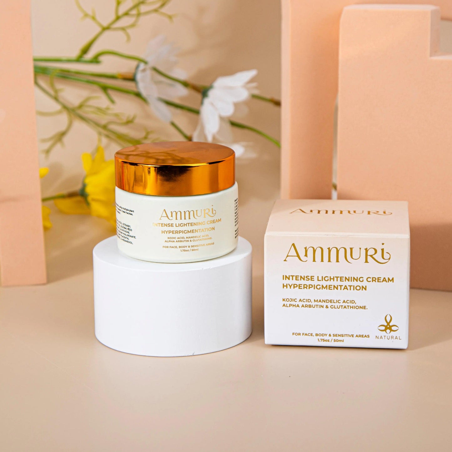 Ammuri Intense Skin Lightening Cream for Freckle Removal