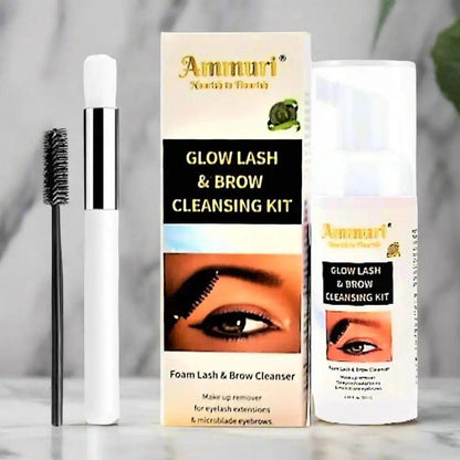 Ammuri Lash and Brow Cleansing Kit for Eyelash Extensions