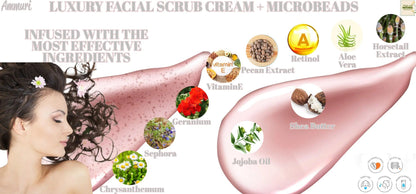 Ammuri Luxury Retinal Facial Scrub Cream for Radiant Skin