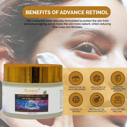 Ammuri Advanced Retinol 2.5% + Q10 Anti-Aging Cream