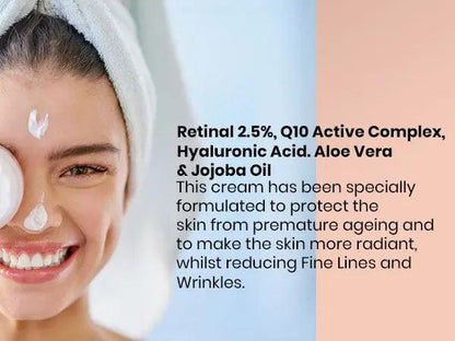 Ammuri Advanced Retinol 2.5% + Q10 Anti-Aging Cream