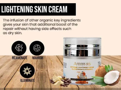 Ammuri Skincare Lightening Cream with Vitamin C & Glutathione