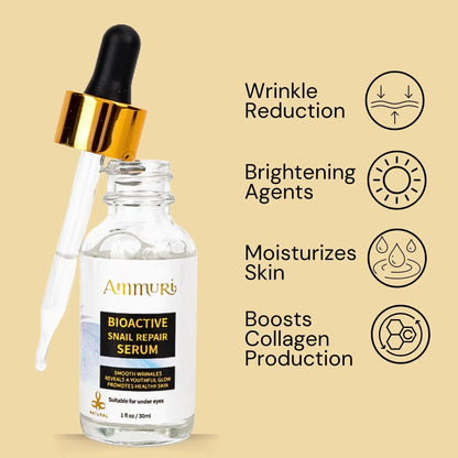 Ammuri Bioactive Snail Repair Serum Anti-Aging Organic