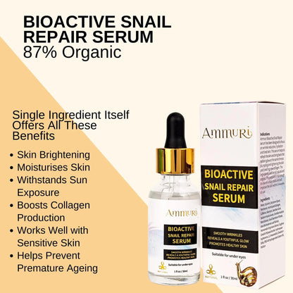 Ammuri Bioactive Snail Repair Serum Anti-Aging Organic