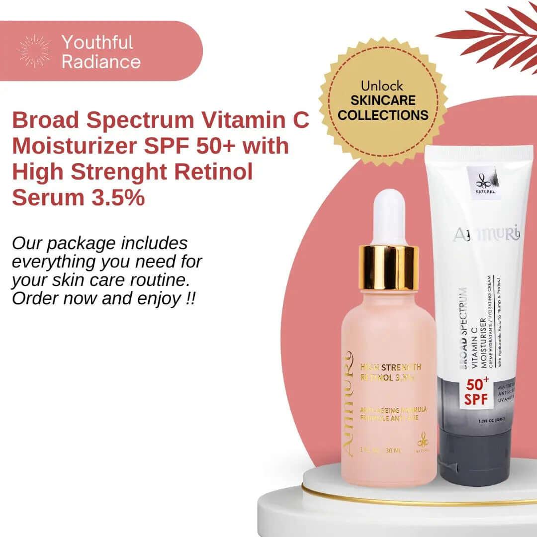 Ammuri High Strength Retinol Serum with SPF50 Protection