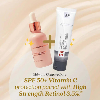 Ammuri High Strength Retinol Serum with SPF50 Protection