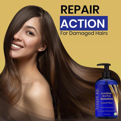 Ammuri Biotin Shampoo for Thicker Hair & Growth