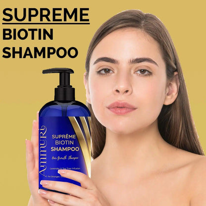 Ammuri Biotin Shampoo for Thicker Hair & Growth