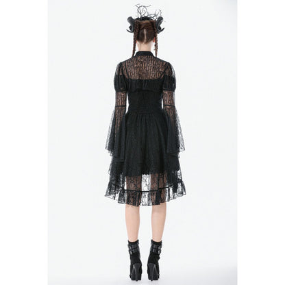 Dark in Love Elara Gothic Versatile Lace Shoulder Cape