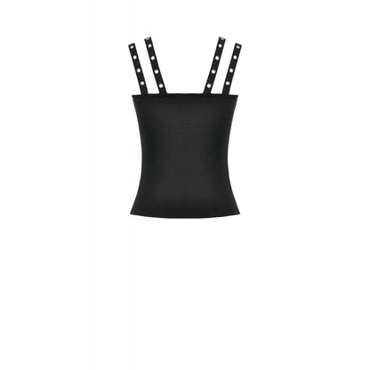 Dark in Love Punk Lace-Up Corset Style Top