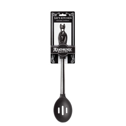 Alchemy Gothic Black Bat Slotted Spoon