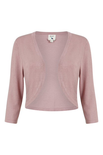 Yumi Blush Knitted Curve Bolero
