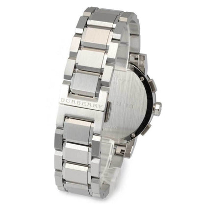 Burberry BU9351 The City Men's Silver & Black Chronograph Watch