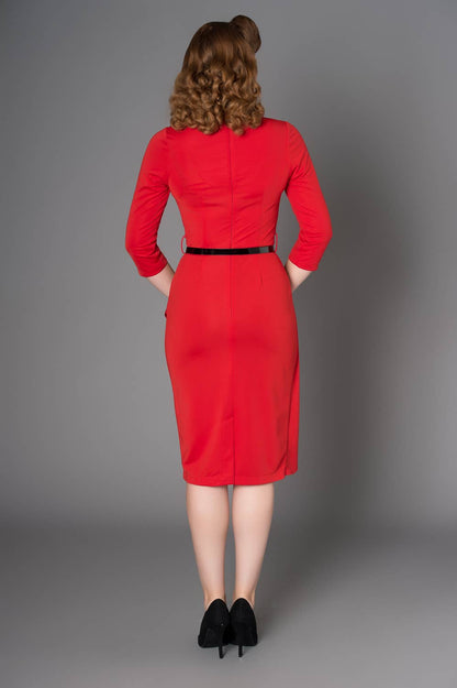 Timeless London  Katie Red Polyester Dress