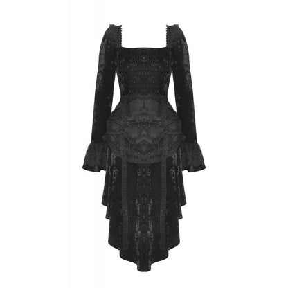 Dark in Love Seraphina Velvet Lace Goth Dress