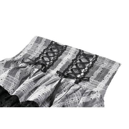 Dark in Love Hexa Layered Tartan Skirt
