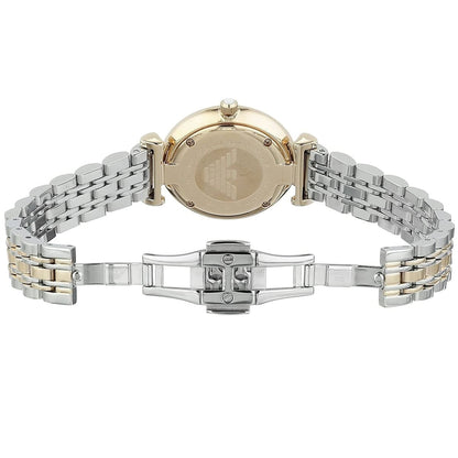 Emporio Armani AR1683 Gianni T-Bar Women's Two-Tone Watch