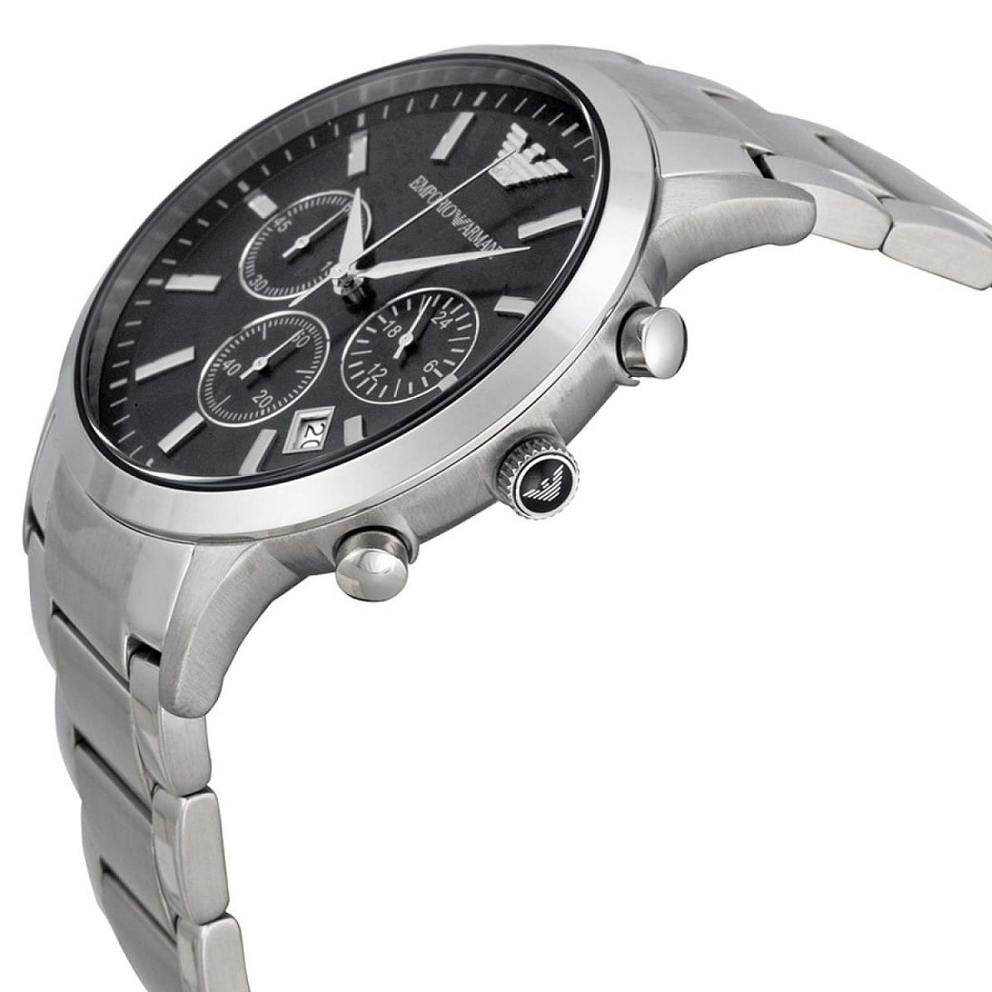 Emporio Armani AR2434 Renato Men's Silver Watch