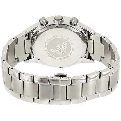Emporio Armani AR5860 Sportivo Men's Silver & Blue Chronograph