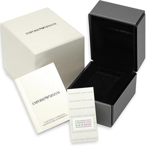 Emporio Armani AR5919 Sportivo Men's White & Rose Gold Watch
