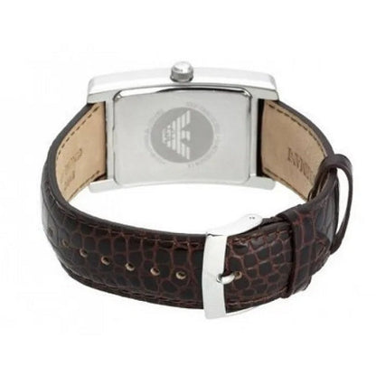 Emporio Armani AR0154 Classic Men's Rectangular Beige Watch