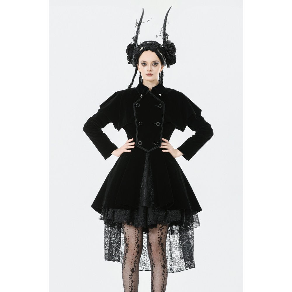 Dark in Love Lilith Officer Velvet Coat