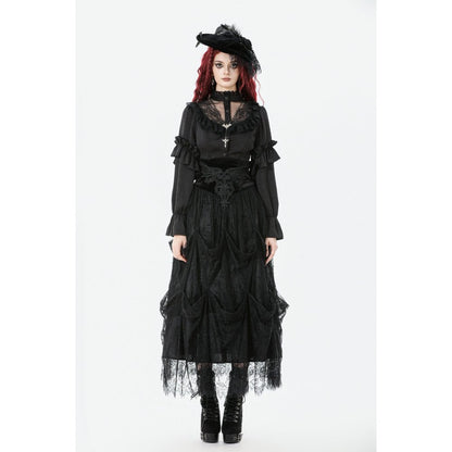 Dark in Love Gloriana Draped Maxi Skirt