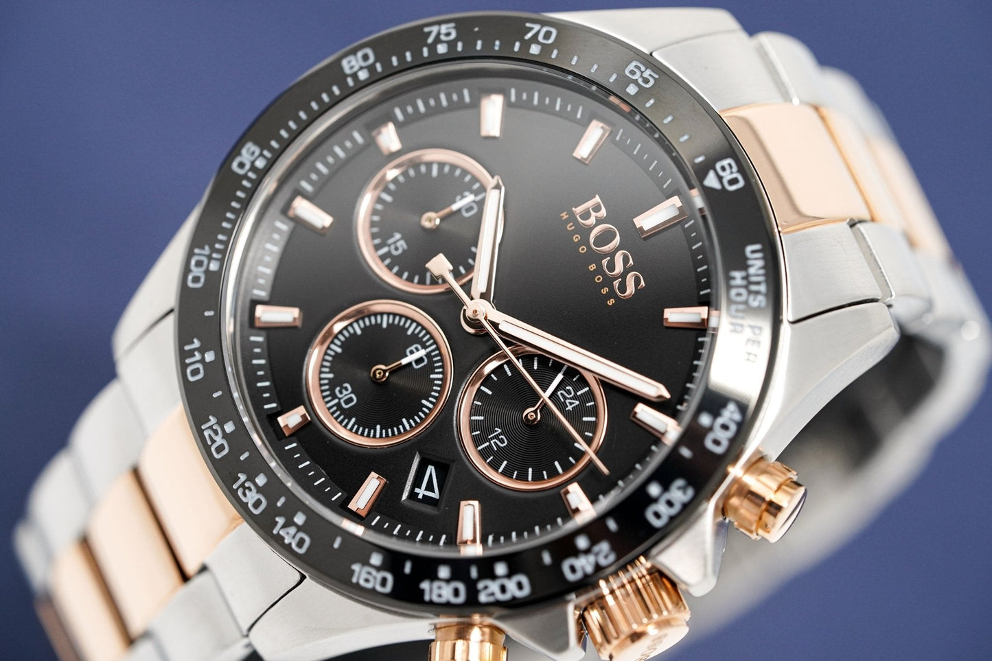 Hugo Boss Men's Watch Chronograph Hero Two Tone HB1513757