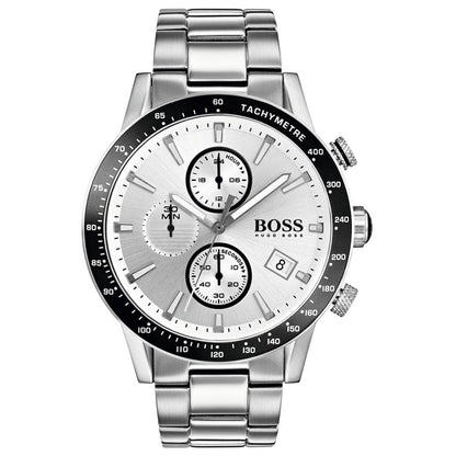 Hugo Boss Men's Watch Chronograph Rafale Silver HB1513511