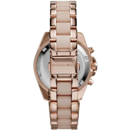 Michael Kors Women’s Watch Stainless Steel Rose Gold Strap With Rose Gold Dial MK6066