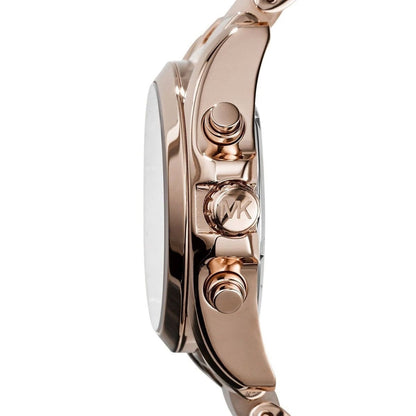 Michael Kors Women’s Watch Stainless Steel Rose Gold Strap With Rose Gold Dial MK6066