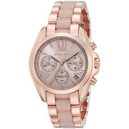 Michael Kors Women’s Watch Stainless Steel Rose Gold Strap With Rose Gold Dial MK6066