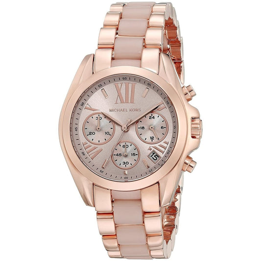 Michael Kors Women’s Watch Stainless Steel Rose Gold Strap With Rose Gold Dial MK6066
