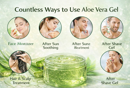 Ammuri Organic Aloe Vera Gel 300g – Pure Hydration for Face, Body & Hair