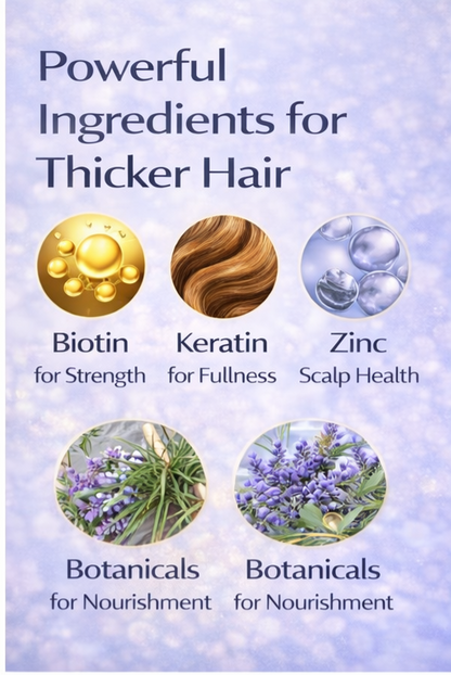 Ammuri Biotin Shampoo – DHT Blocker for Thicker, Fuller-Looking Hair | 473ml