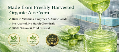 Ammuri Organic Aloe Vera Gel 300g – Pure Hydration for Face, Body & Hair